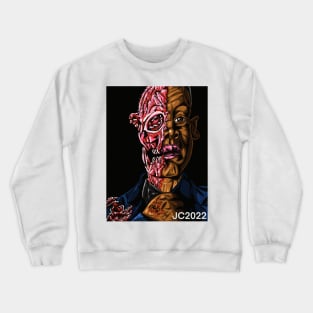 Breaking Bad “Face Off” Gustavo Fring portrait (original) Crewneck Sweatshirt